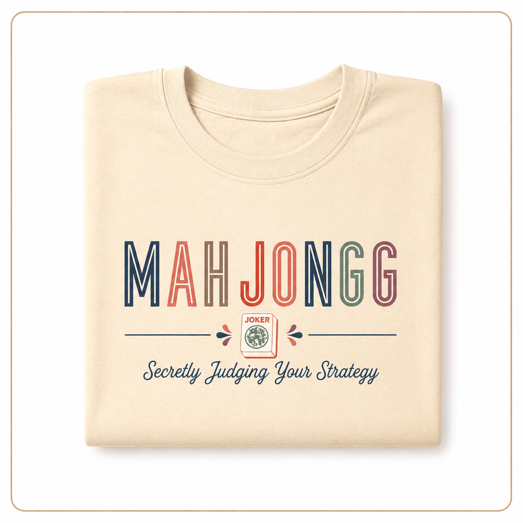 Mahjong - Judging Strategy Tee