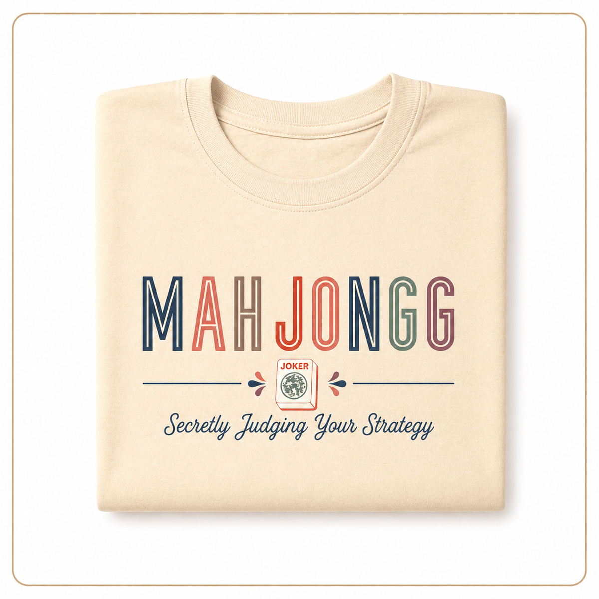 Mahjong - Judging Strategy Tee
