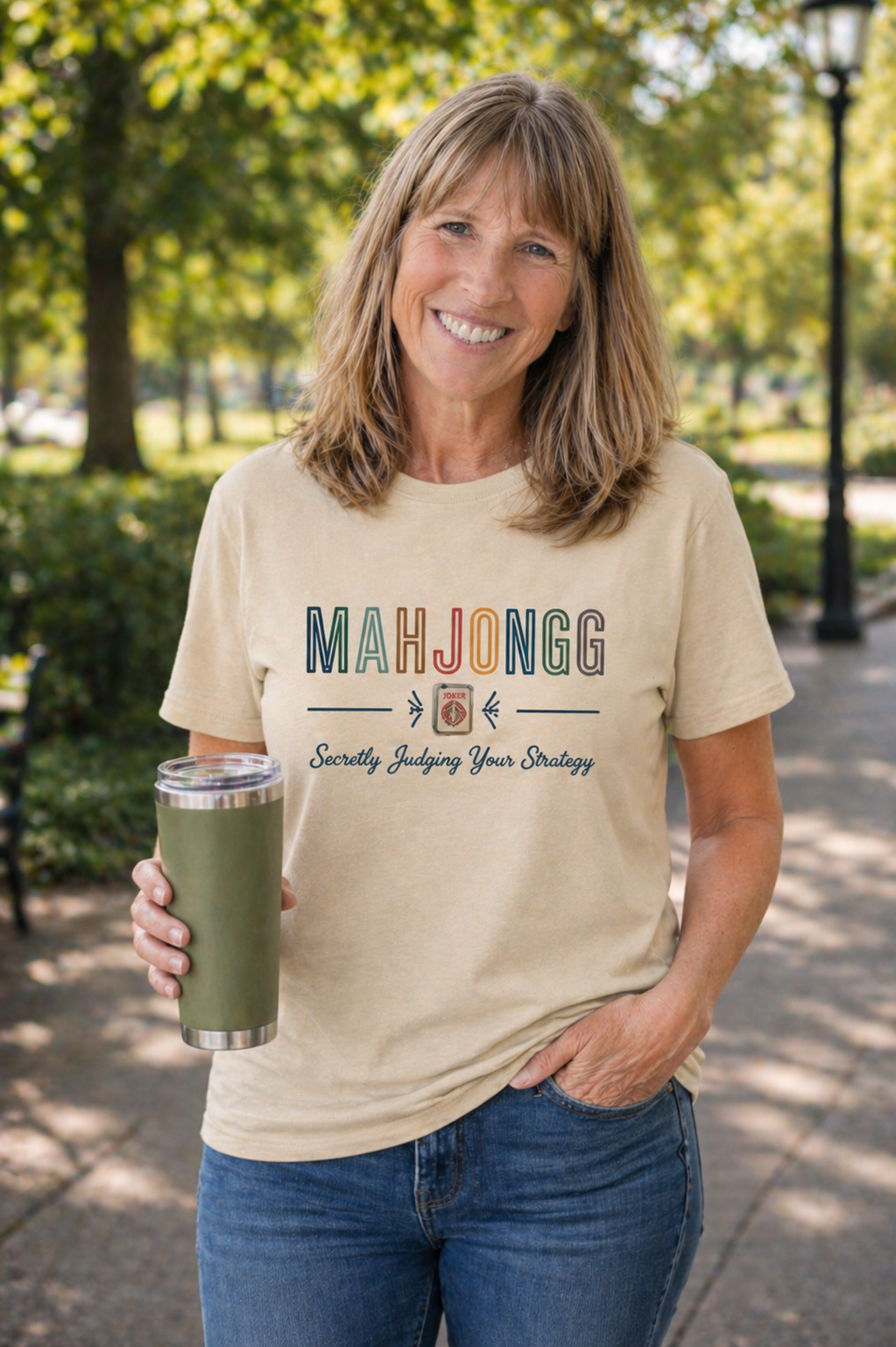 Mahjong - Judging Strategy Tee