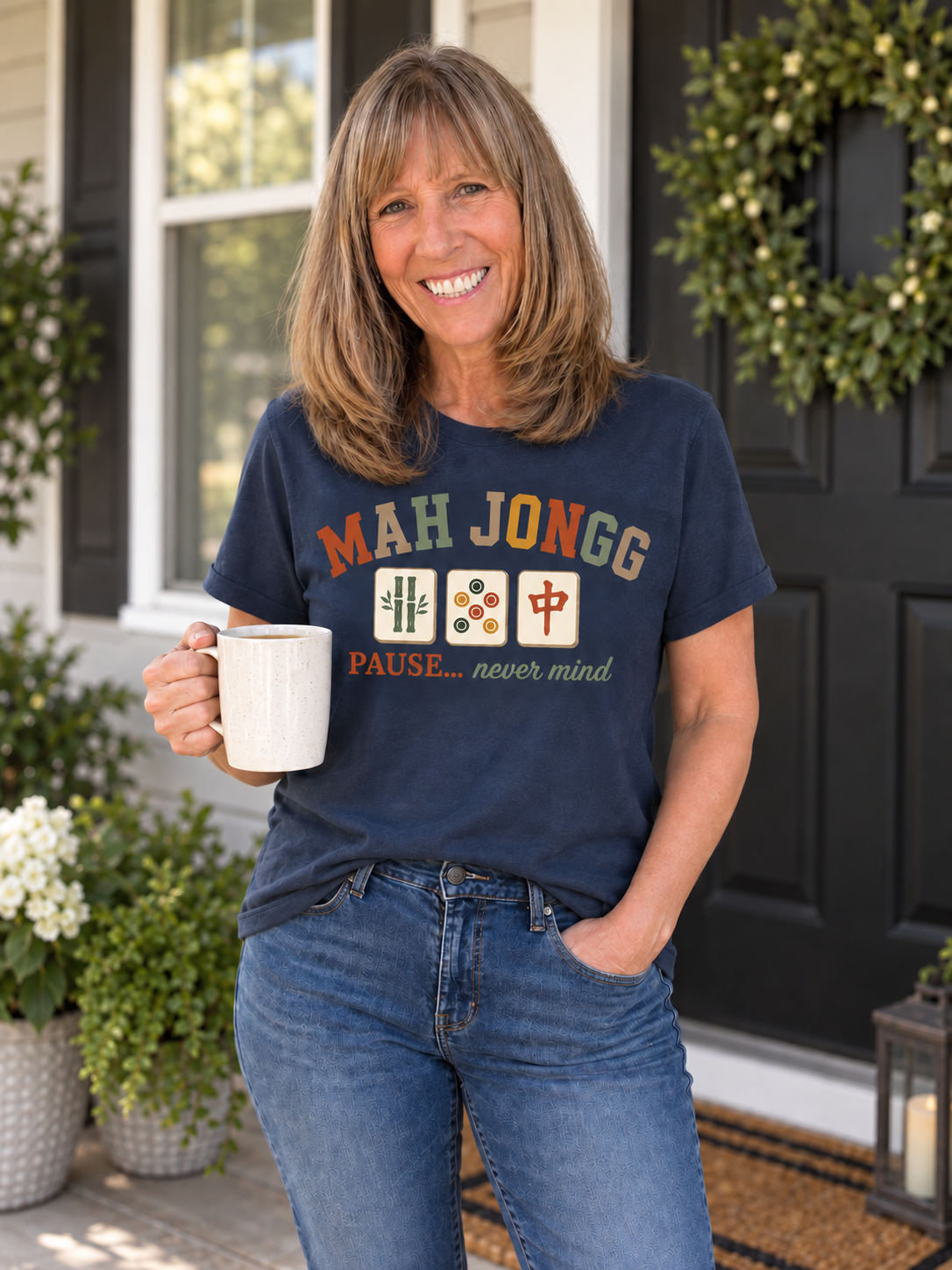 Mahjong - Pause...never mind Tee
