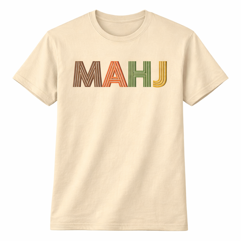 Mahjong - The Line Letters Tee
