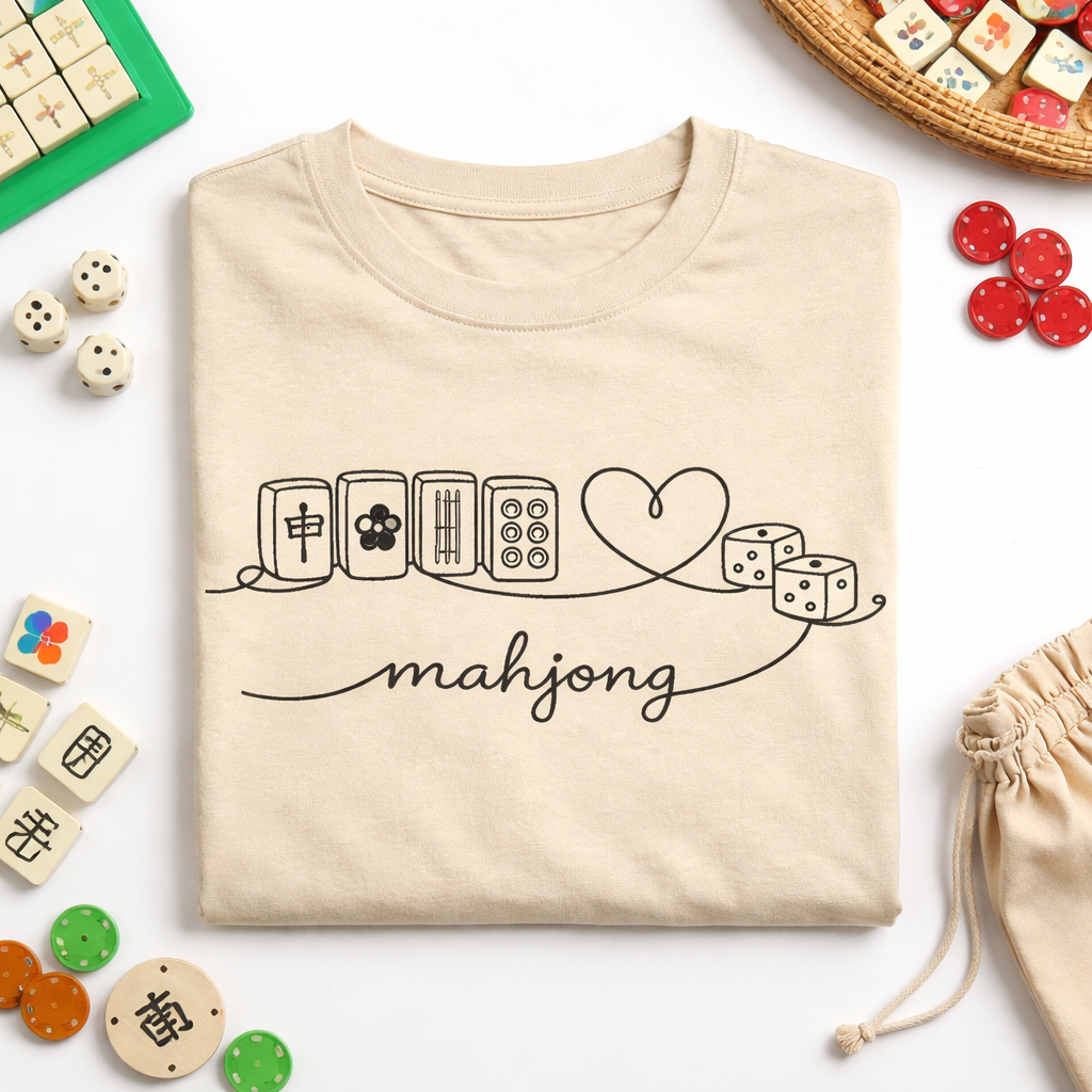 Mahjong - The Heart Scroll Tee