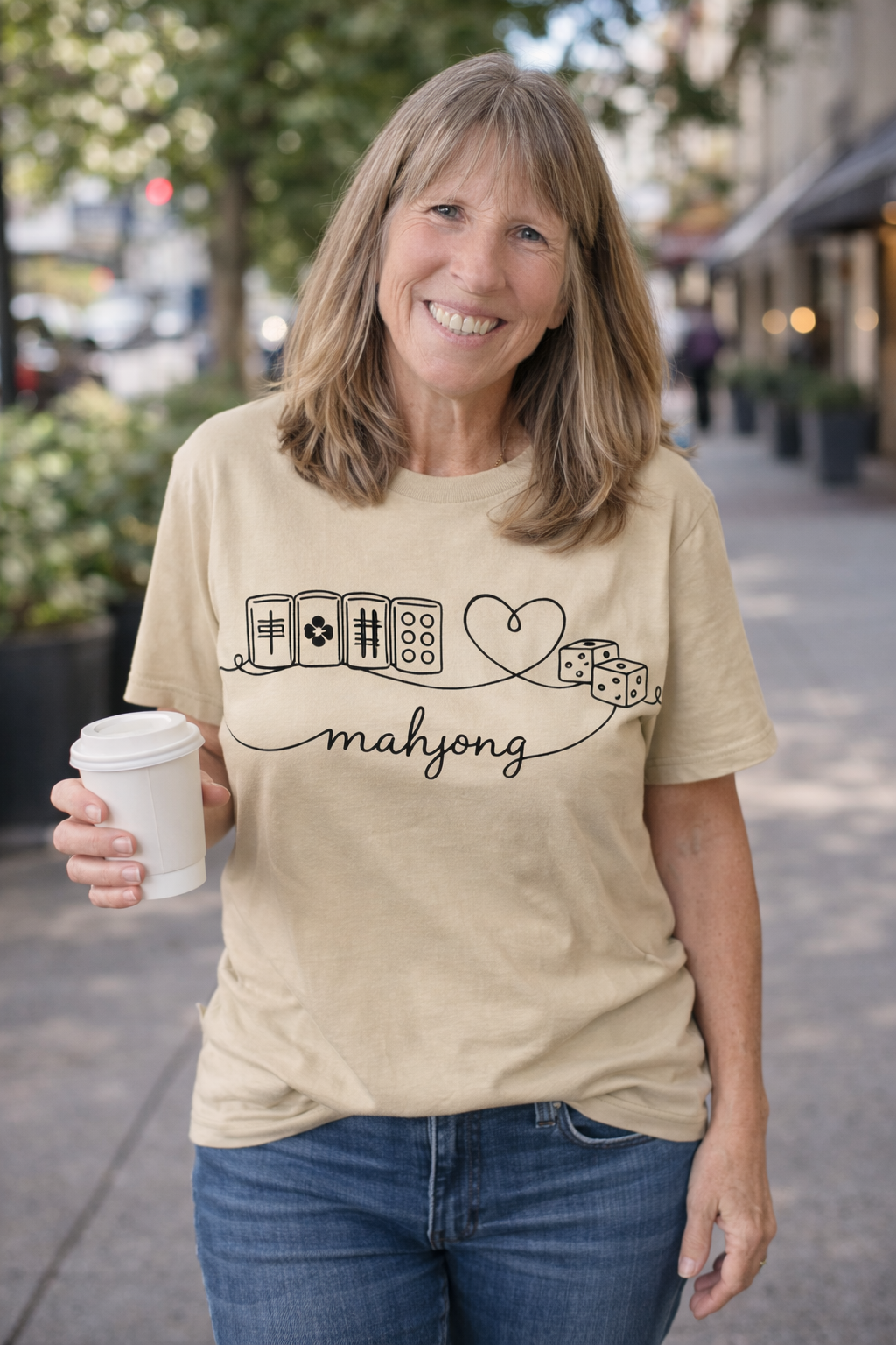 Mahjong - The Heart Scroll Tee