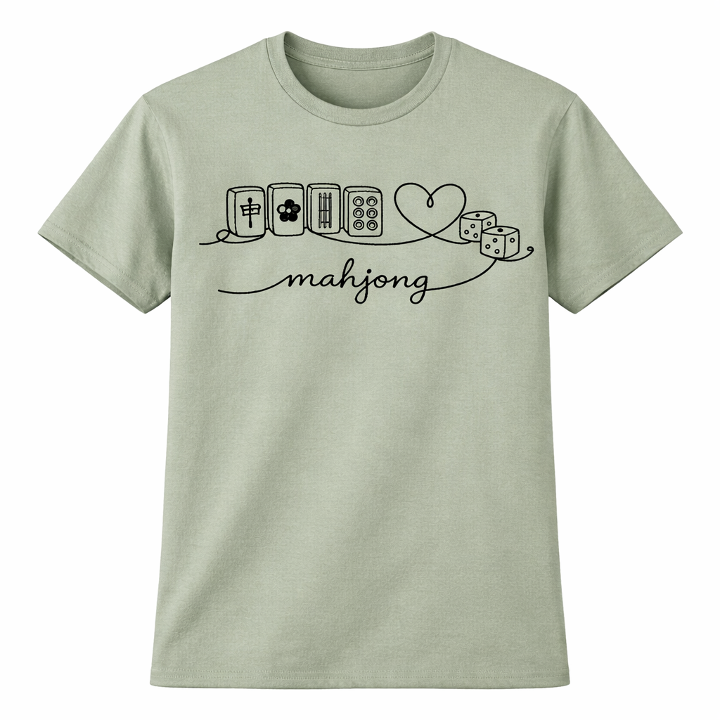 Mahjong - The Heart Scroll Tee