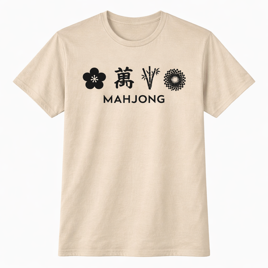 Mahjong - Tile Symbols Tee
