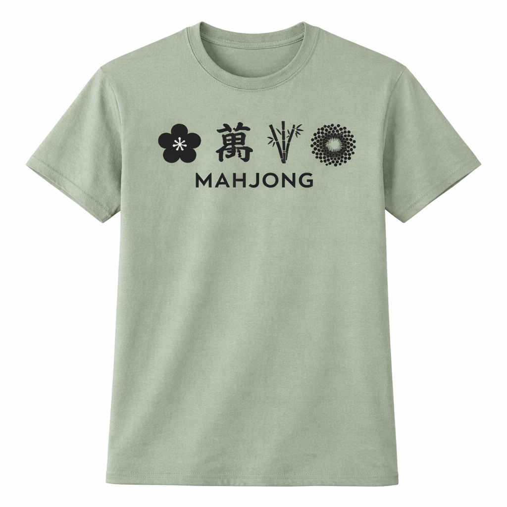 Mahjong - Tile Symbols Tee